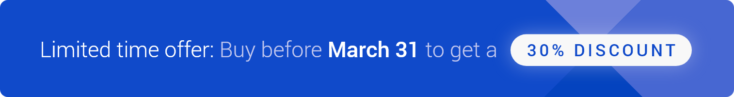 Buy Spreadsheet Viewer before March 31 to get a 30% discount
