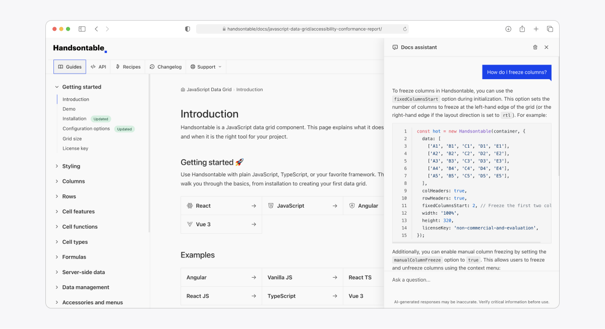 docs AI assistant